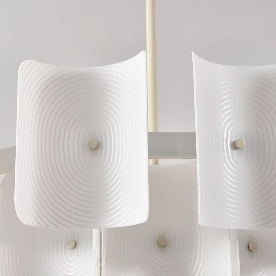 Lampa sufitowa wisząca LED Biała APP1671-1CP