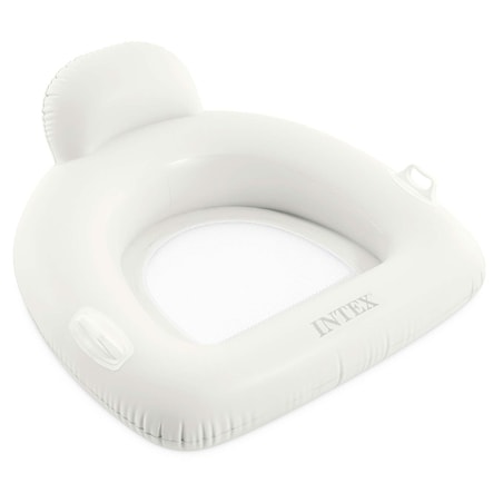 Fotel materac dmuchany Intex 56801 do pływania biały Lounge plażowy