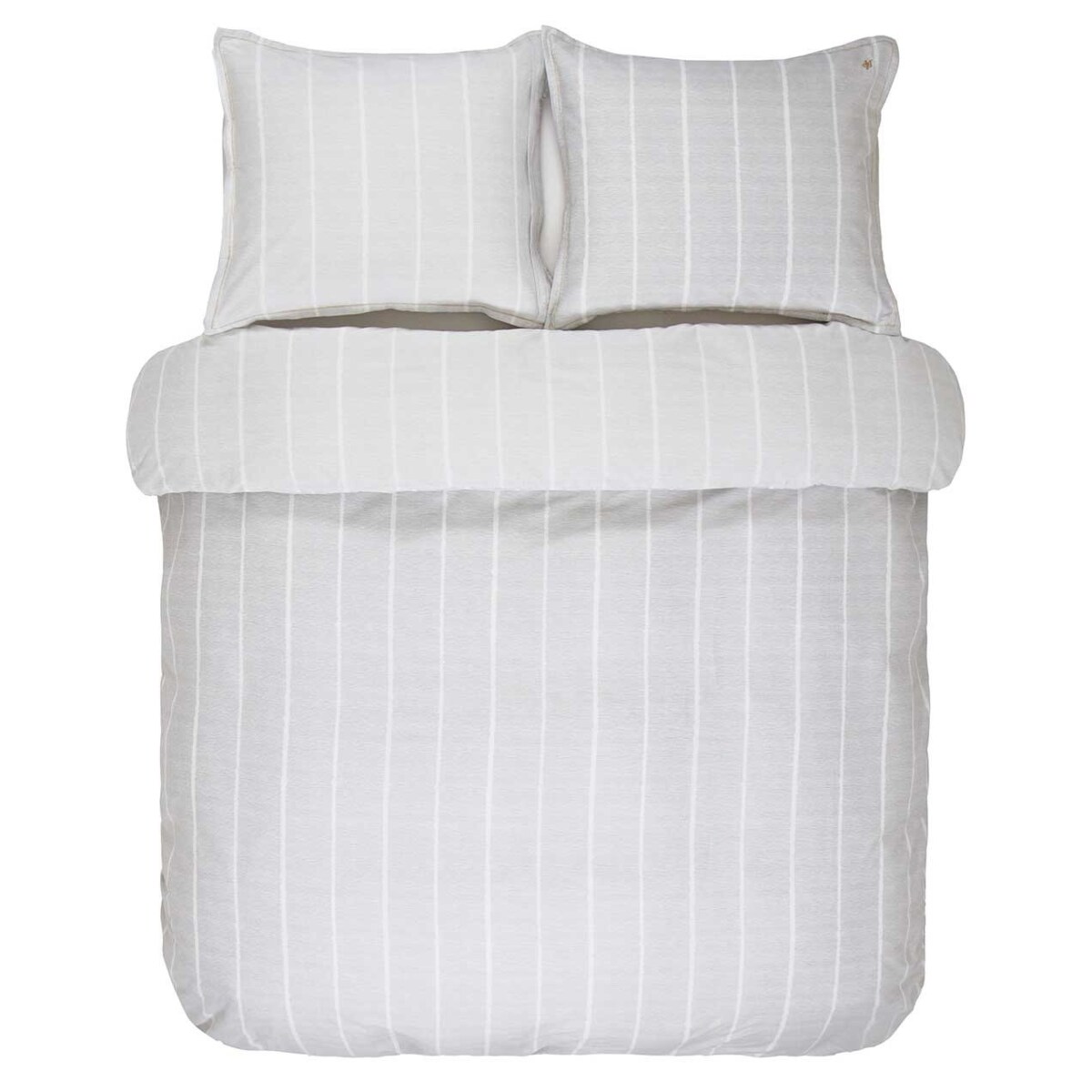 Komplet bawełnianej pościeli 200 x 220 cm dla 2 osób SKAURA satynowa pościel, 100 % Bawełna - kolor szary, Marc O'Polo