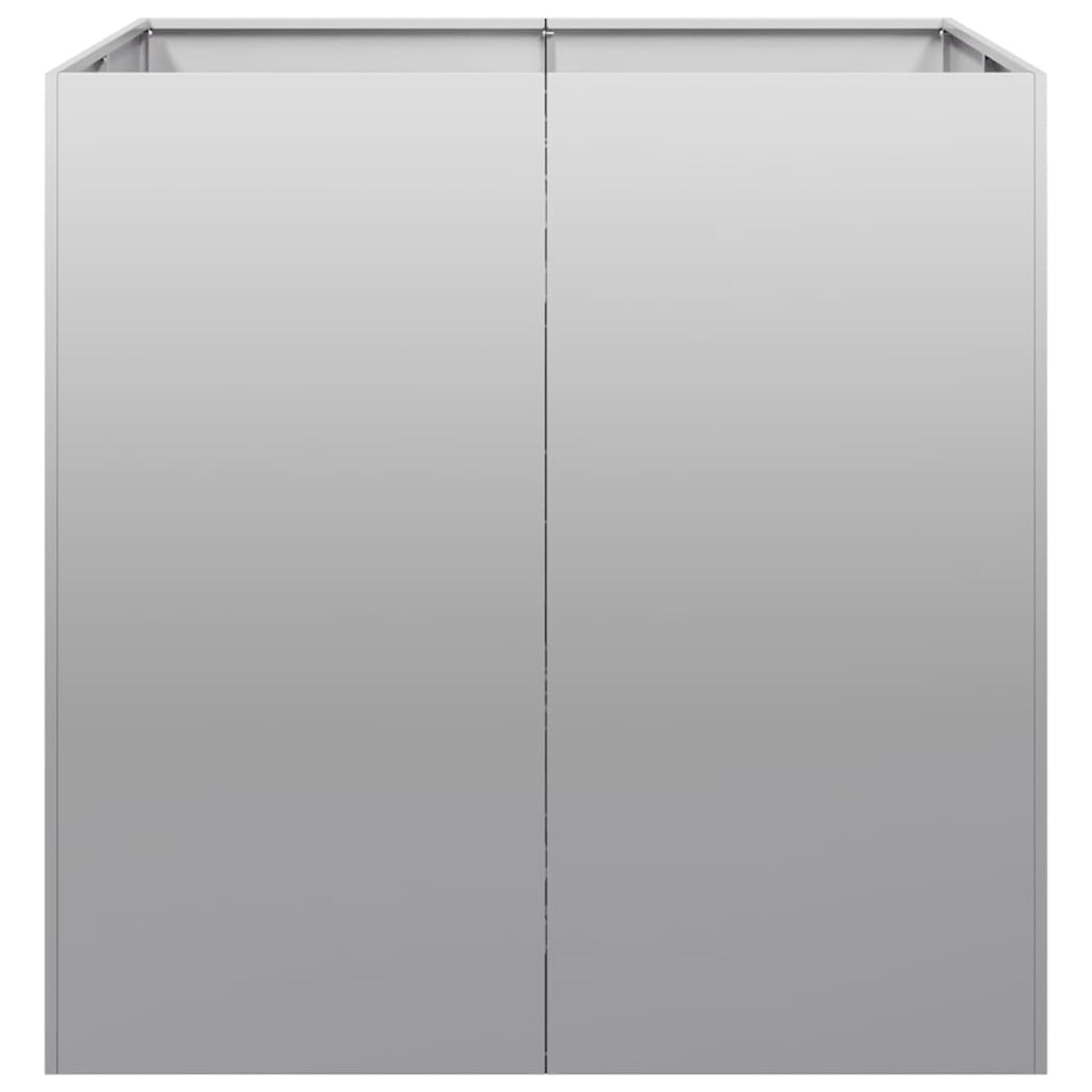 vidaXL Doniczka 80x80x80 cm Stal ocynkowana