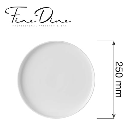 Talerz z wysokim rantem Pure Bianco, 250mm