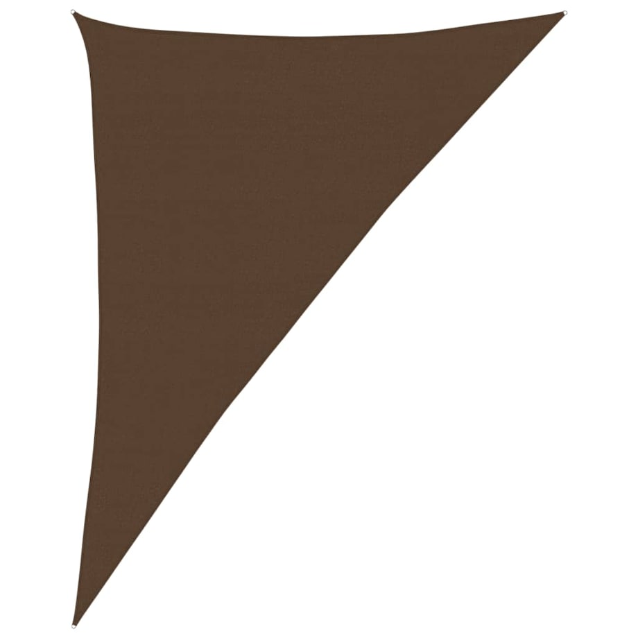 vidaXL Żagiel przeciwsłoneczny, 160 g/m², brązowy, 4x5x6,8 m, HDPE