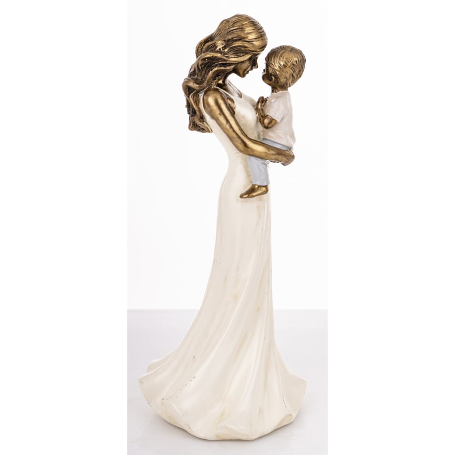 Figurka Mama z małym dzieckiem, 22x9x9 cm