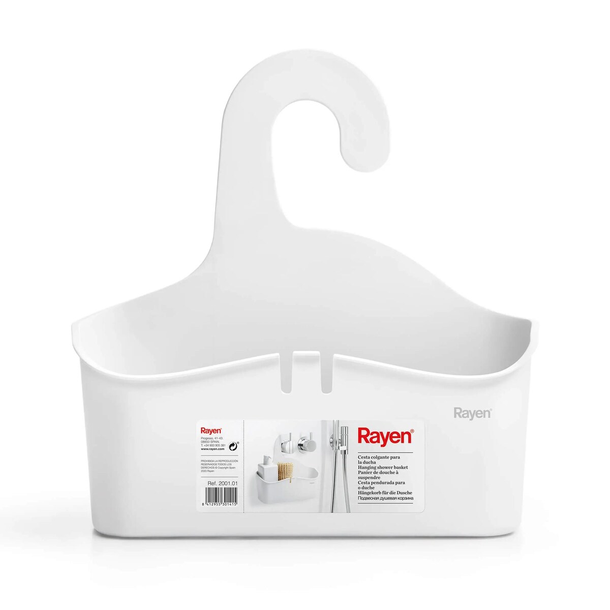 Wiszący kosz prysznicowy Rayen