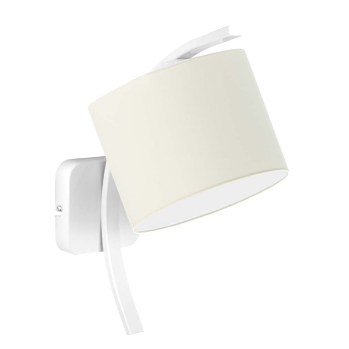 Kinkiet lampa ścienna lampa na ścianę z abażurem walec MOON