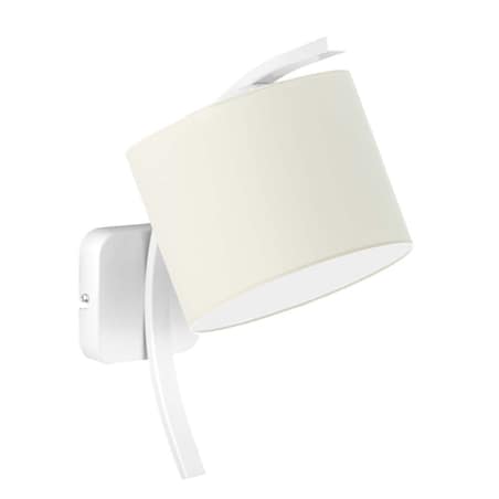 Kinkiet lampa ścienna lampa na ścianę z abażurem walec MOON
