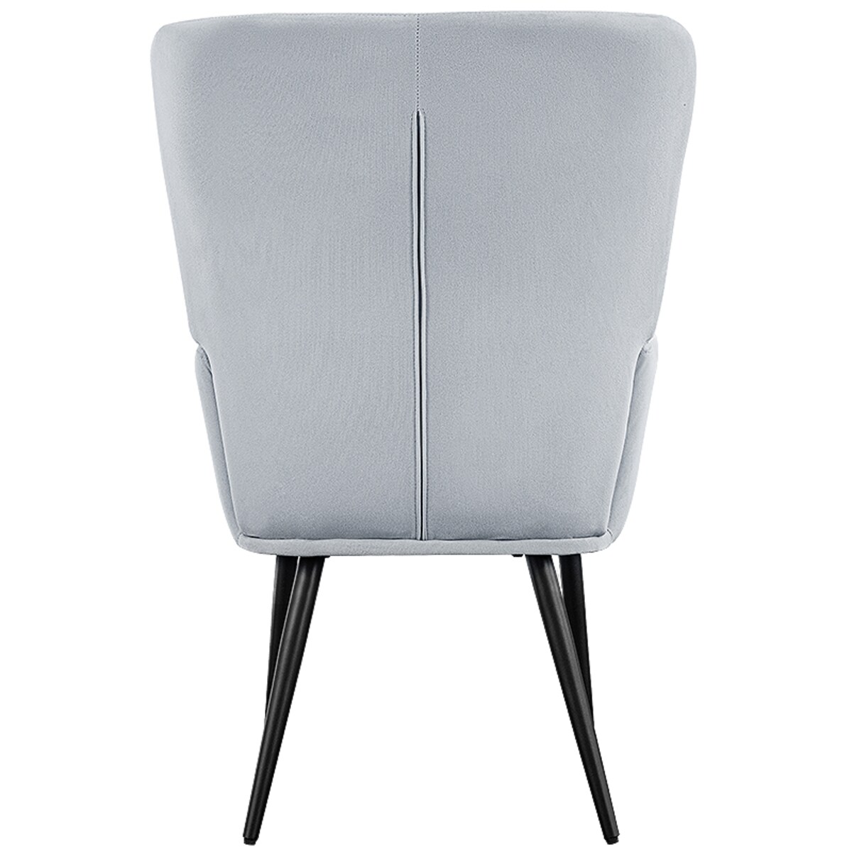 Fotel do salonu wypoczynkowy uszak szary welurowy wygodny tapicerowany