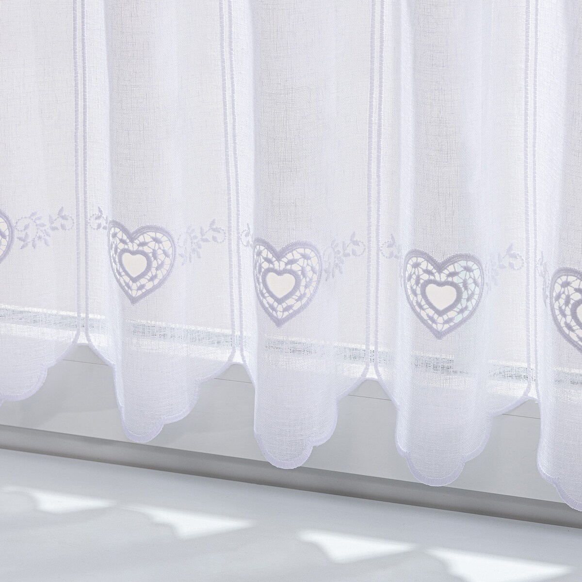 Zazdrostka żakardowa Heart wys. 40 cm na metry 130x0