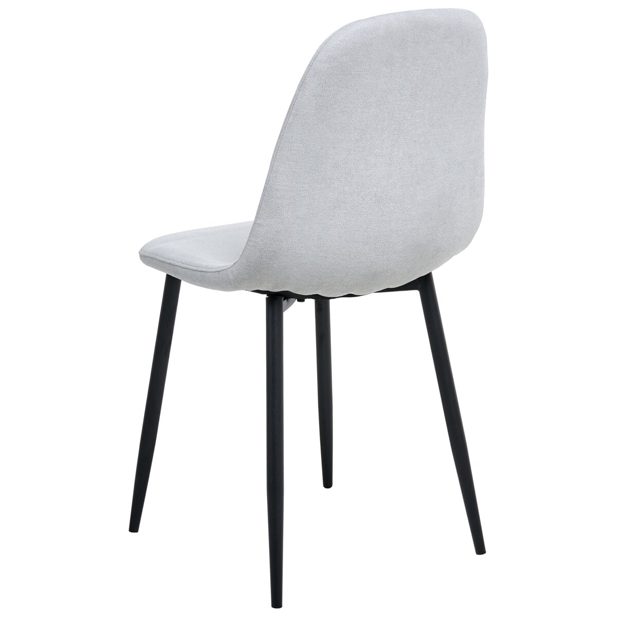 Zestaw 4 krzeseł do jadalni CRANDALL Jasnoszary