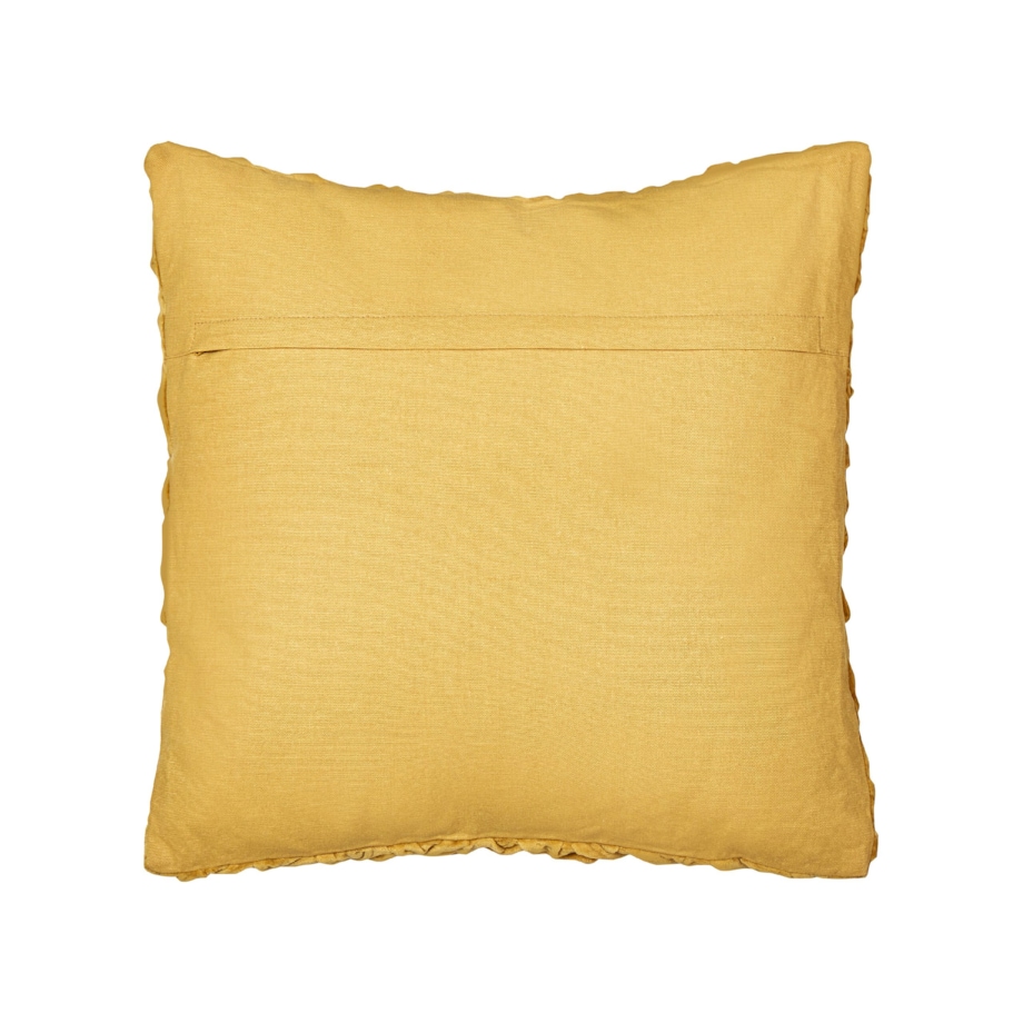2 welurowe poduszki dekoracyjne 45 x 45 cm żółte CHOISYA