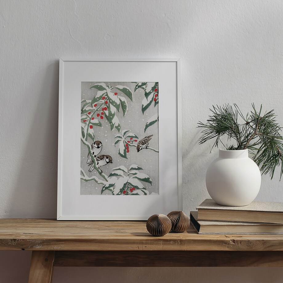 Plakat Wróble w Białej Ramce