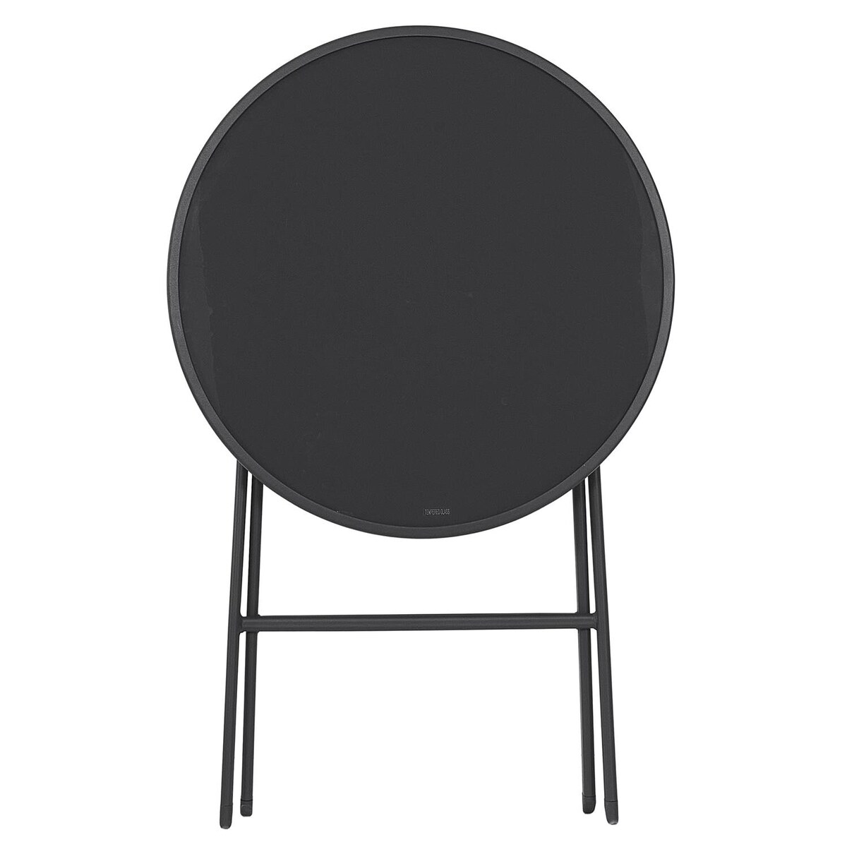 STÓŁ OGRODOWY Elba SKŁADANY szary 60cm średnicy