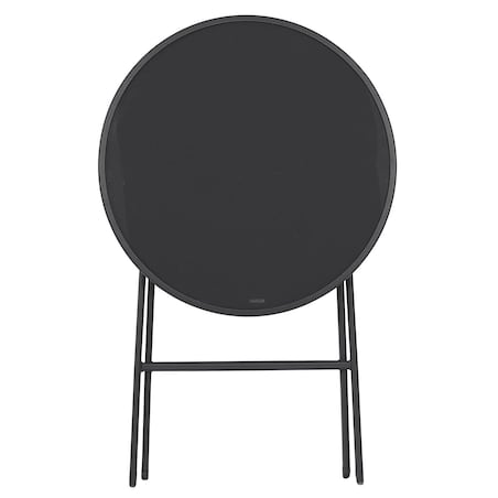 STÓŁ OGRODOWY Elba SKŁADANY szary 60cm średnicy