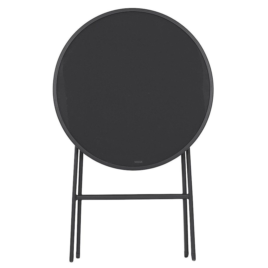 STÓŁ OGRODOWY Elba SKŁADANY szary 60cm średnicy