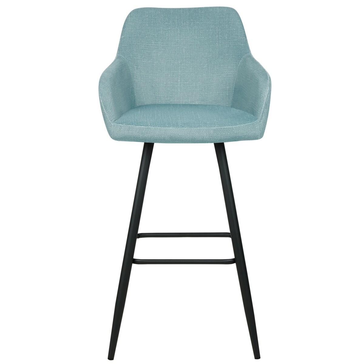 Zestaw 2 krzeseł barowych jasnoniebieski CASMALIA