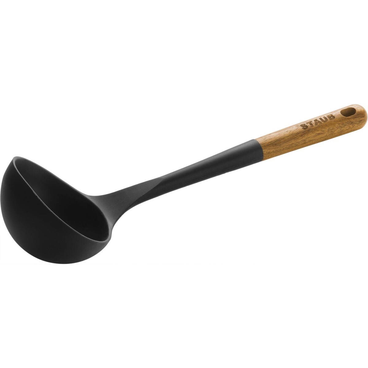 Łyżka wazowa Staub - 31 cm, Brązowo-czarny
