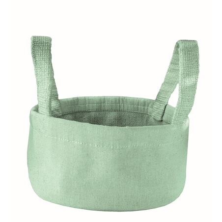 Kleine Wolke Godona EcoLiving Koszyk łazienkowy zielony S 100% bawełna