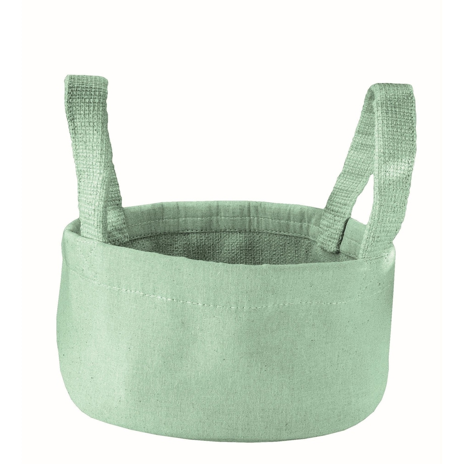 Kleine Wolke Godona EcoLiving Koszyk łazienkowy zielony S 100% bawełna