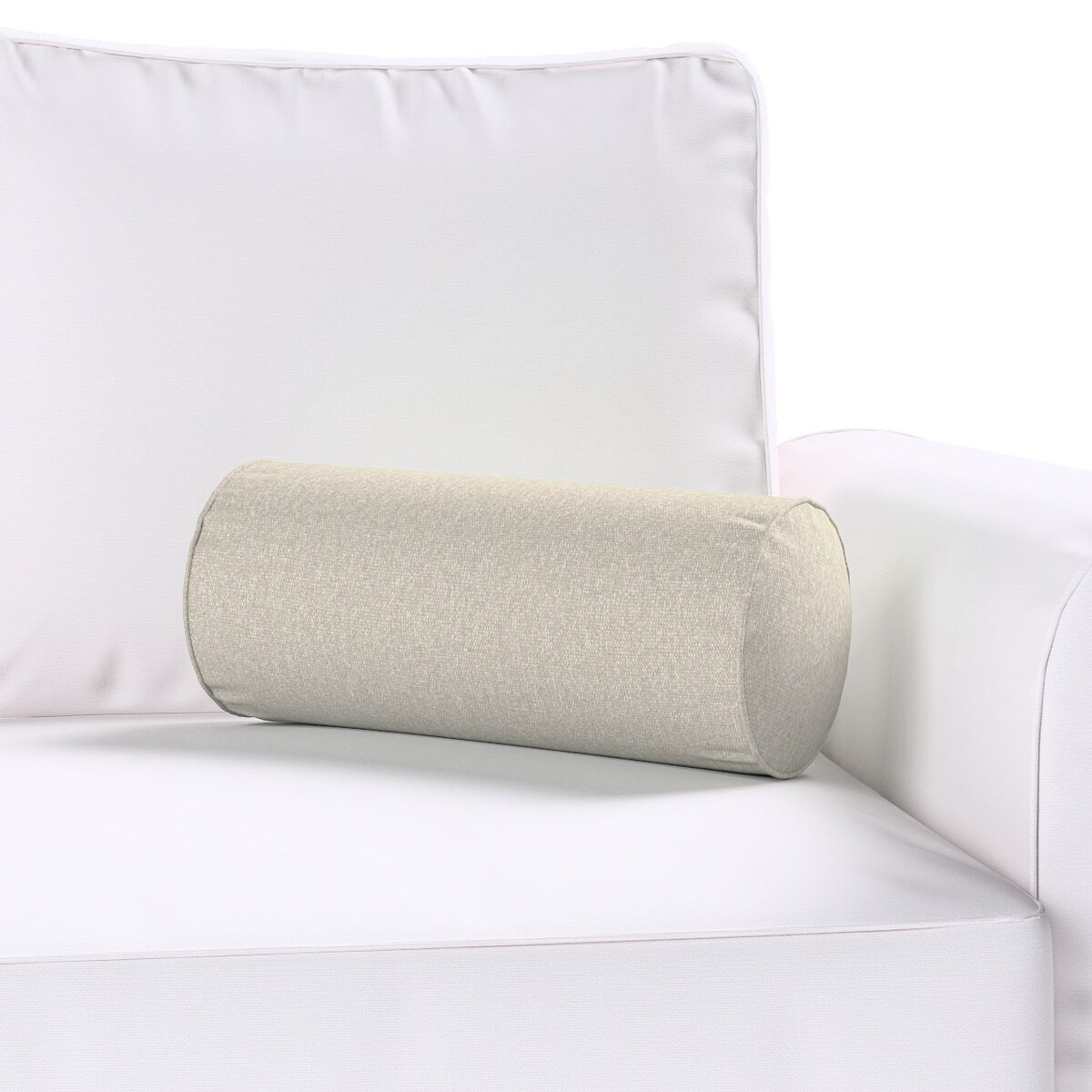 Poduszka wałek prosty, beżowy melanż, Ø16 x 40 cm, Amsterdam