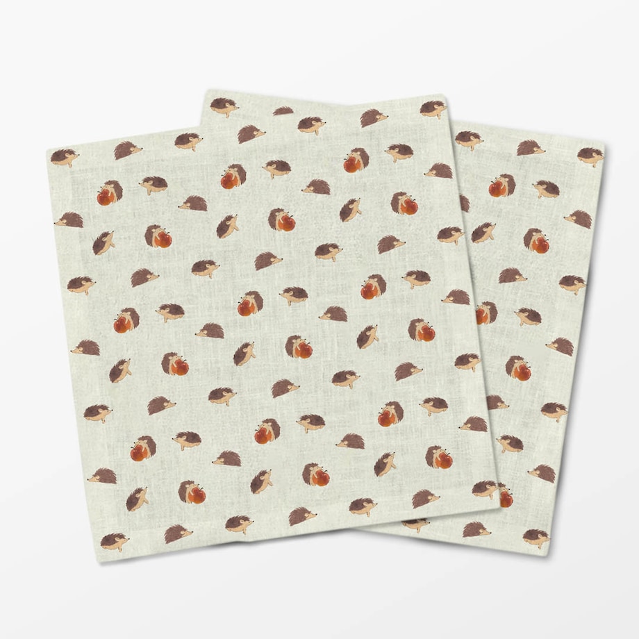 Serwetki świąteczne - Jeżyki (2 szt.)