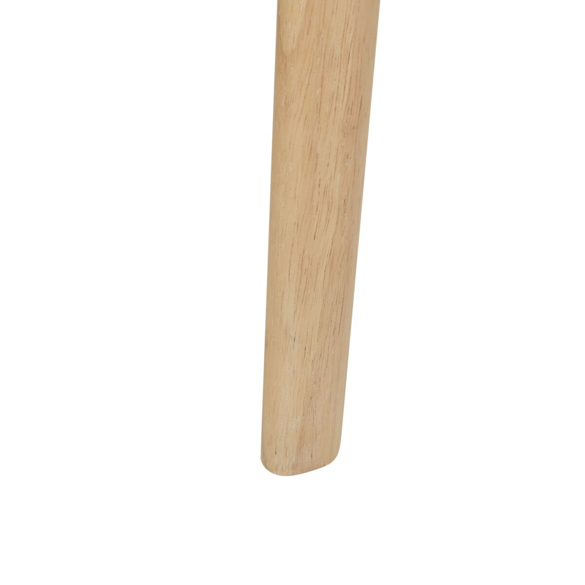 Zestaw 2 krzeseł do jadalni SCANDIA Drewno kauczukowe Jasnoszary