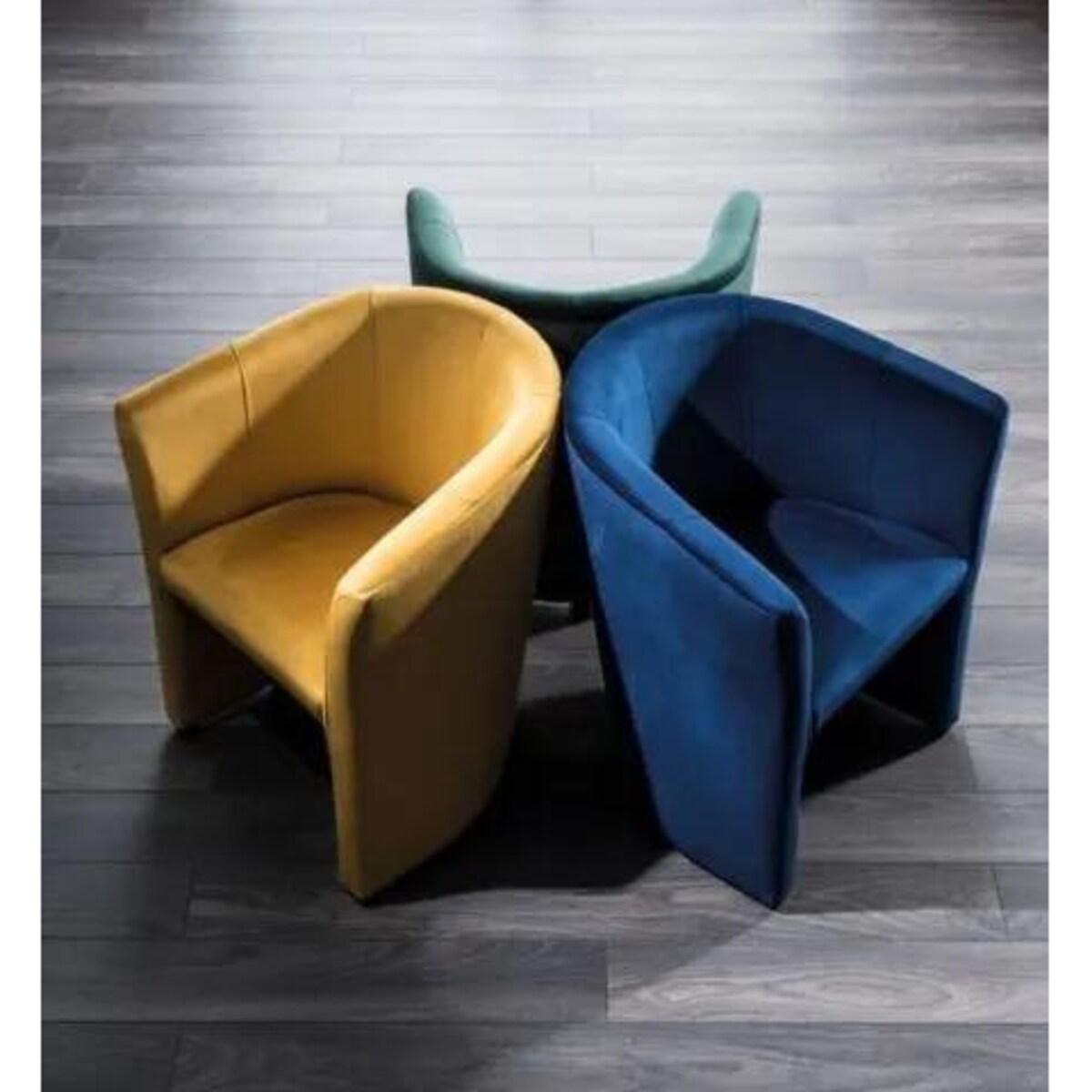 Fotel TM-1 VELVET curry