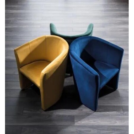 Fotel TM-1 VELVET curry