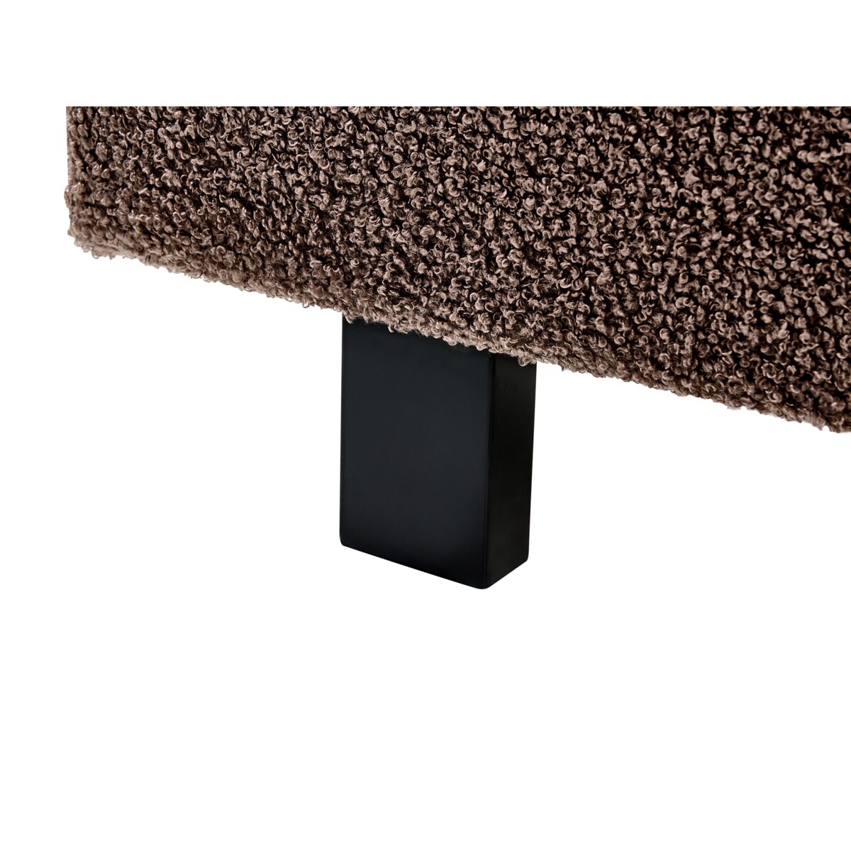 Łóżko wodne Boucle ALBI 180 x 200 cm Brązowy