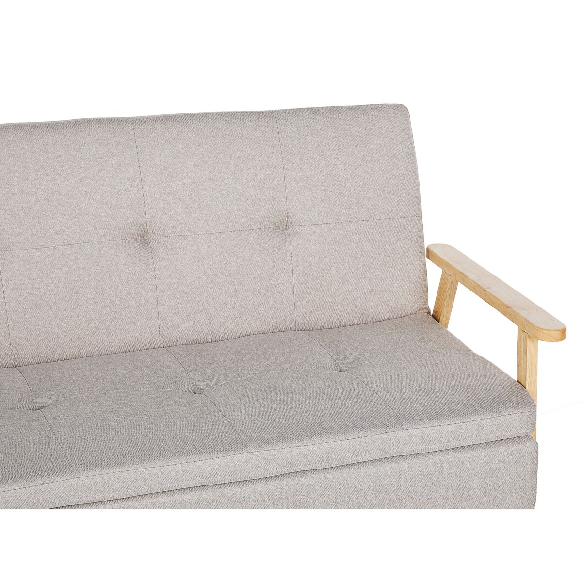 Sofa rozkładana beżowa TJORN