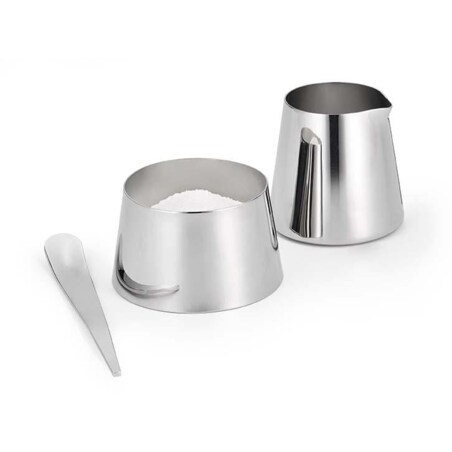 Cukiernica i mlecznik Cream - stal nierdzewna
