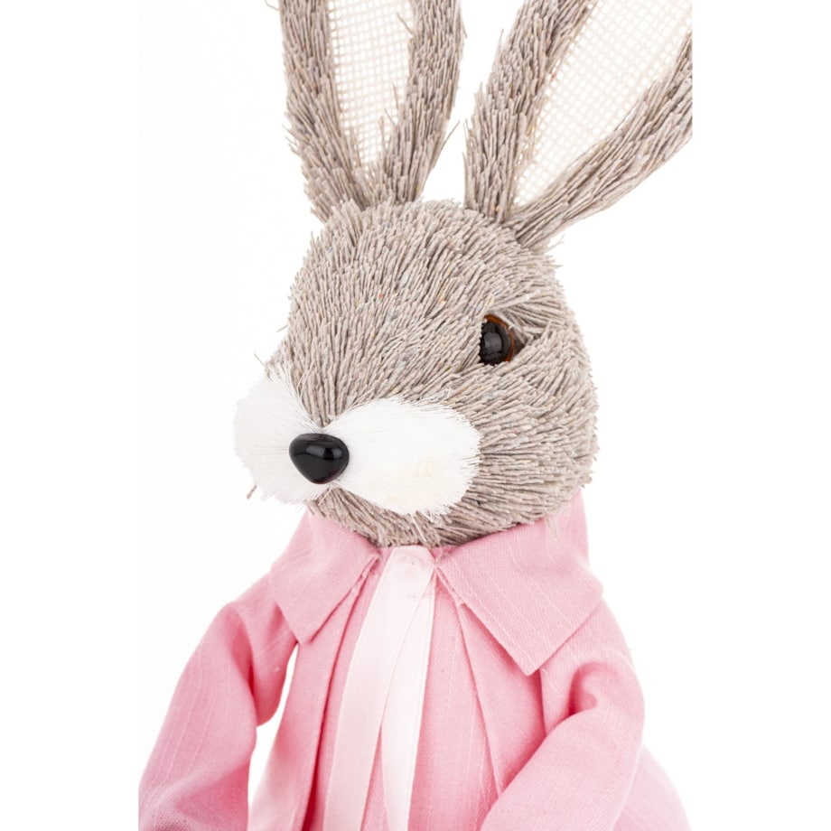 Figurka - króliczka z wielkanocnym koszyczkiem 34x16x16 cm SEMIRA