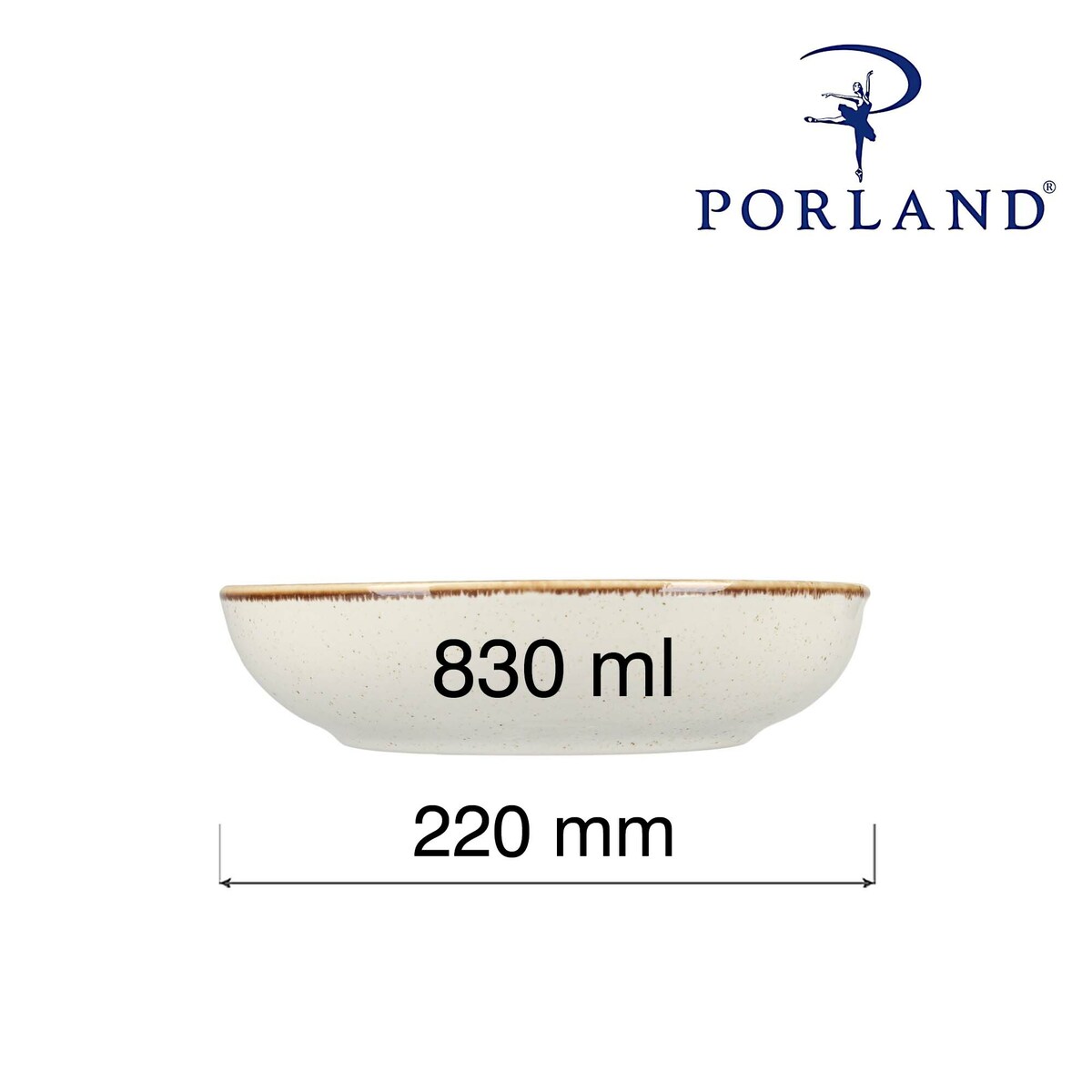 Miska płytka Sand, 220mm