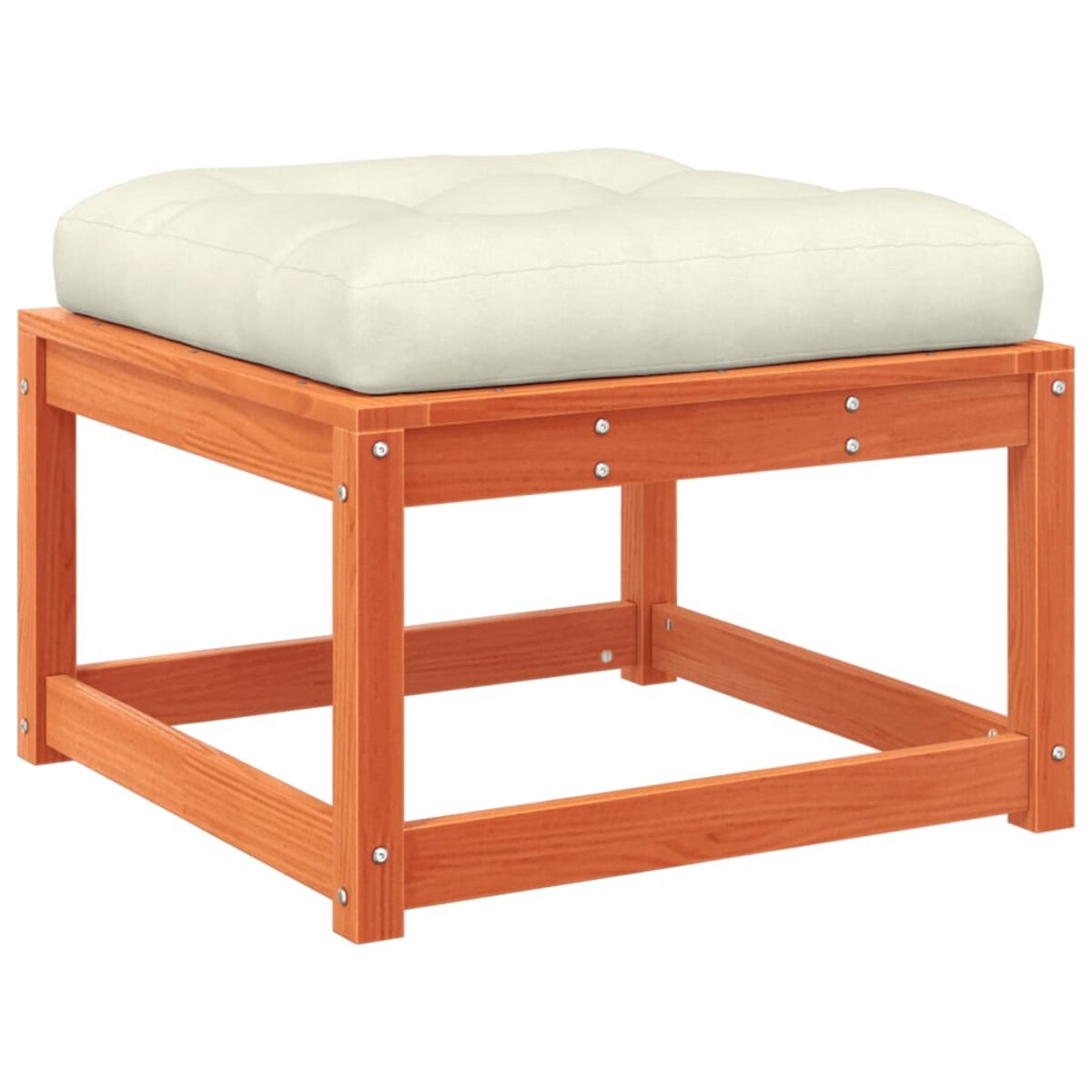 vidaXL 5-cz. zestaw mebli ogrodowych z poduszkami, woskowy brąz, sosna