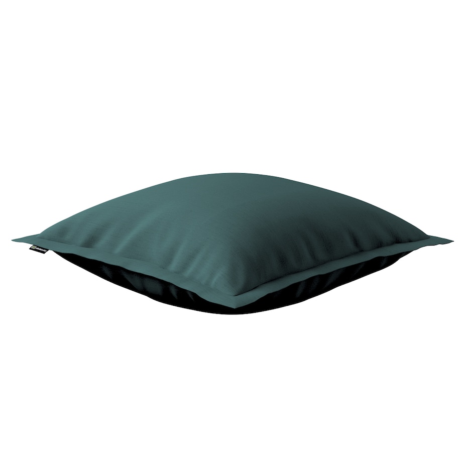 Poszewka Mona na poduszkę 45x45 zgaszona szmaragdowa zieleń