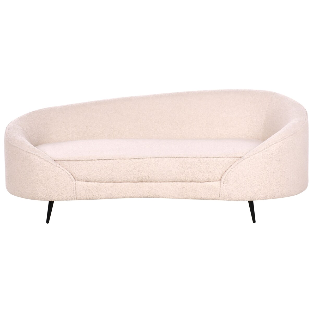 Sofa SAVAR Boucle Beżowy dla 3 osób