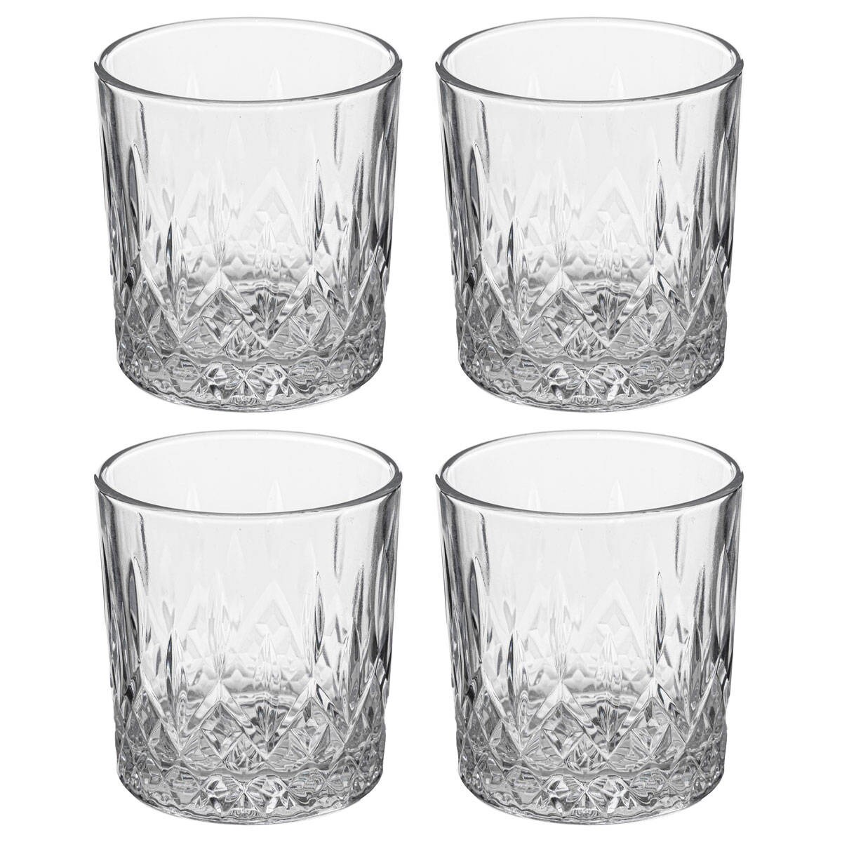 Szklanki do whisky CHARLES, 4 sztuki, 240 ml