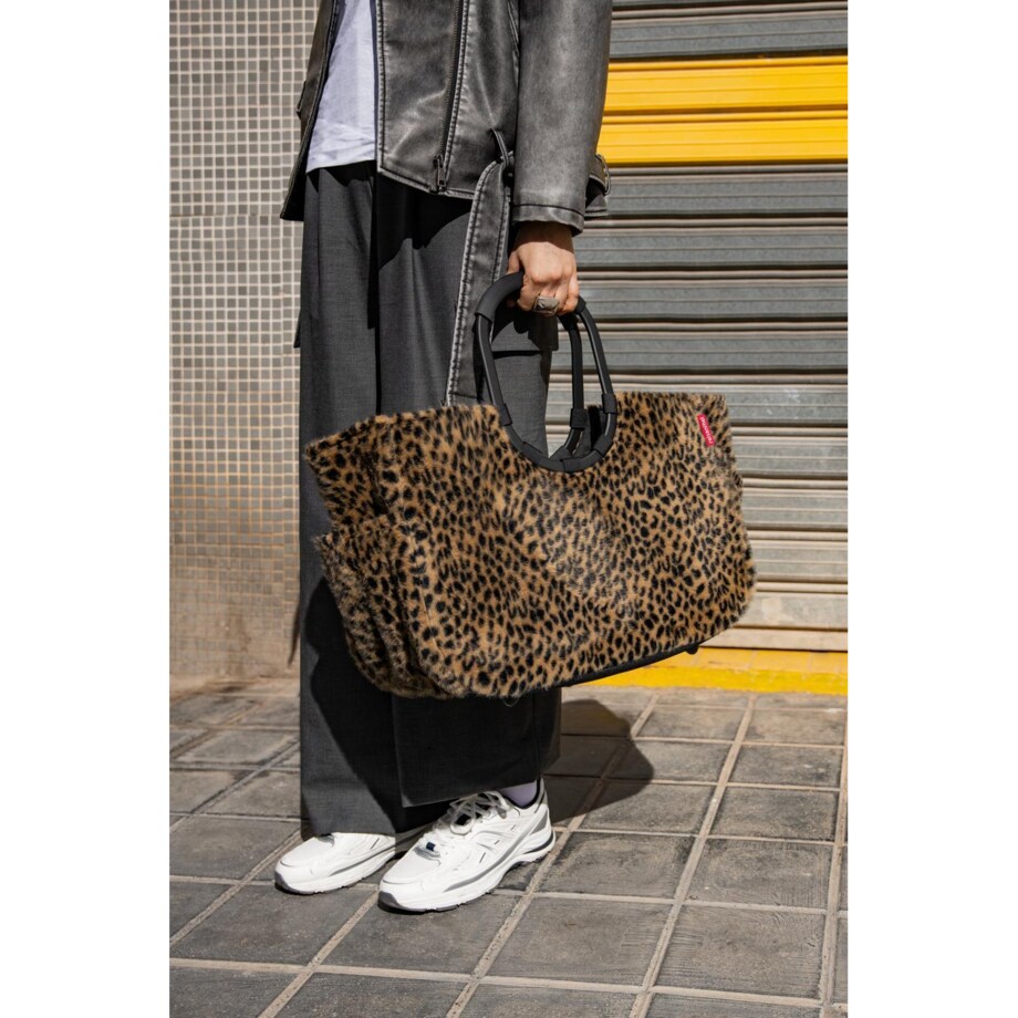 Torba LOOPSHOPPER L, leo fake fur