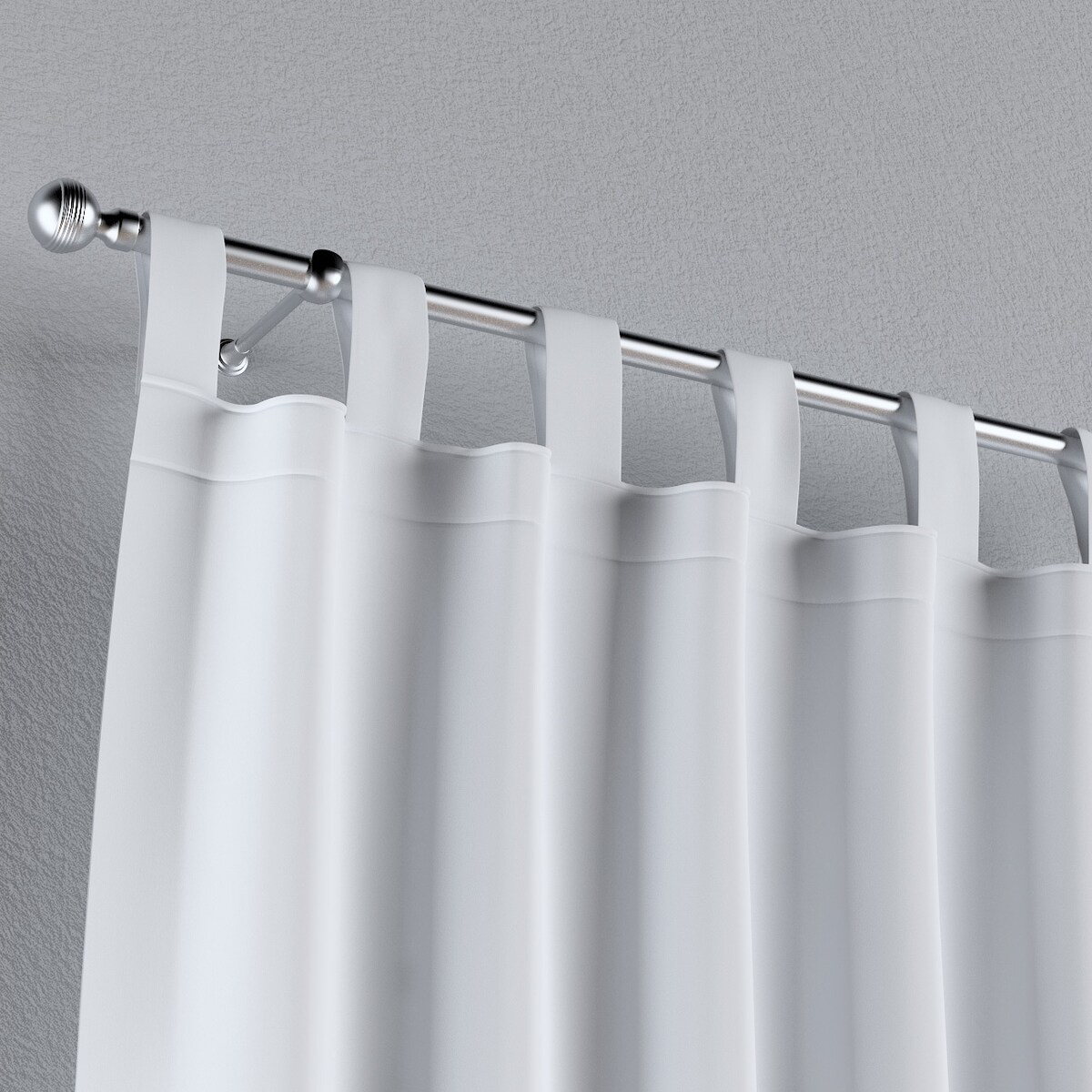 Zasłona na szelkach 1 szt. 130x245 biały