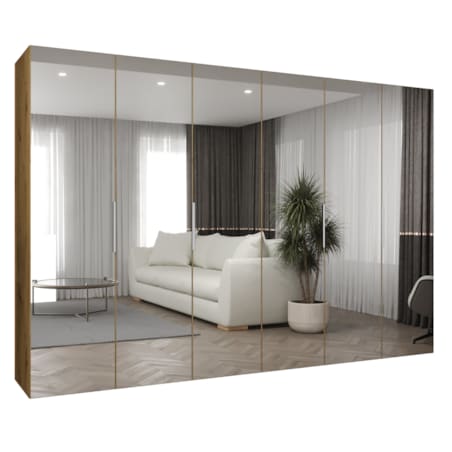 Szafa uchylna otwierana MARBELLA 3 300 wys. 202 cm Artisan + u. Czarny