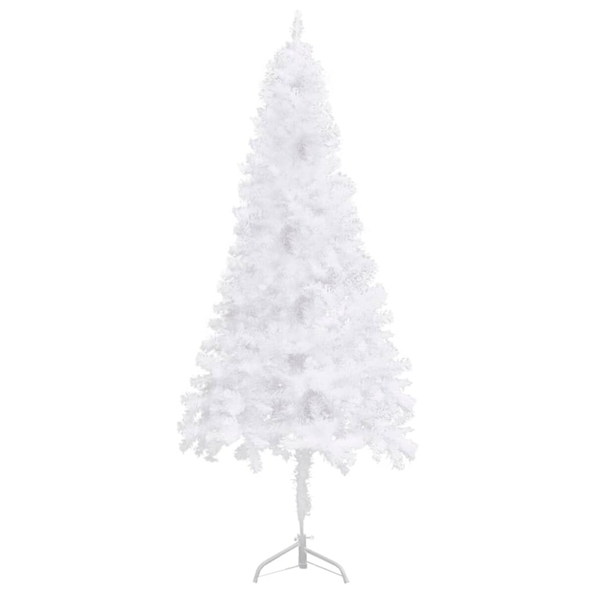 vidaXL Sztuczna choinka narożna, biała, 180 cm, PVC