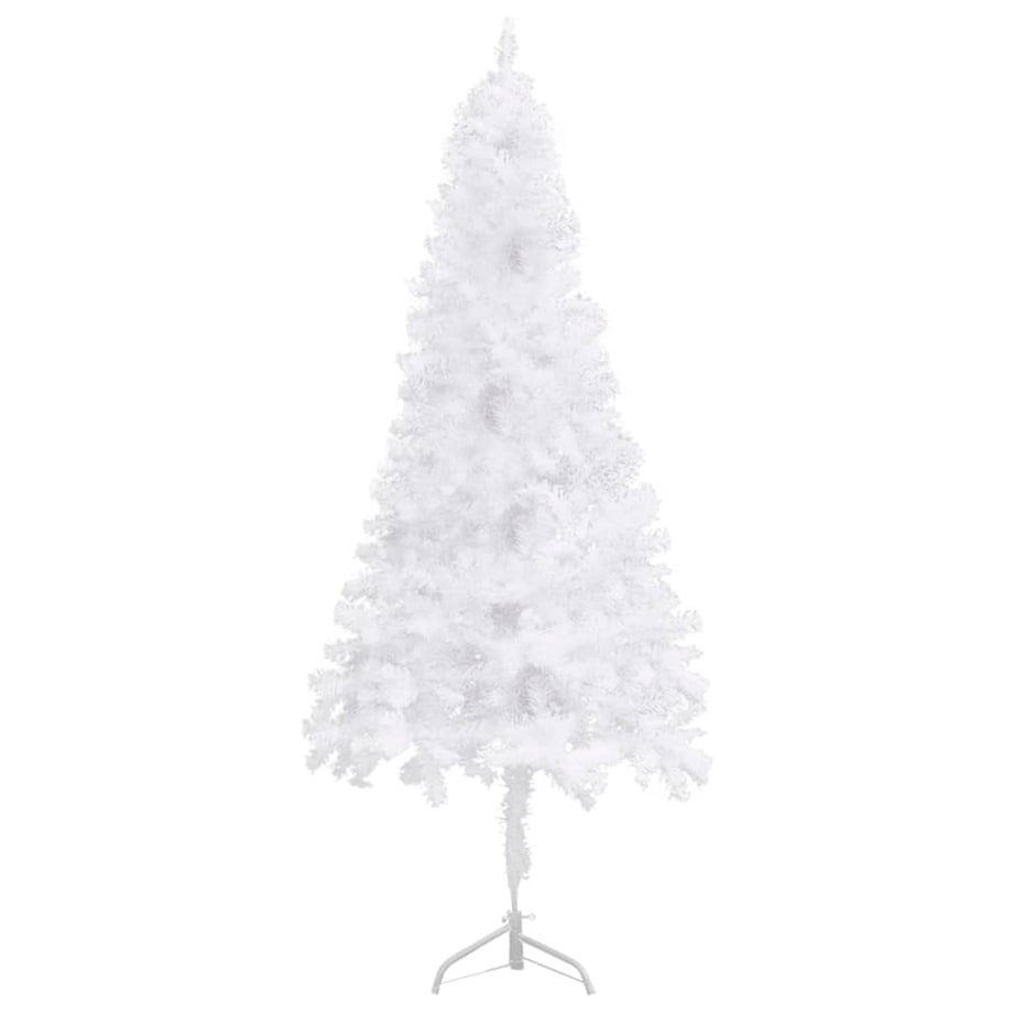 vidaXL Sztuczna choinka narożna, biała, 180 cm, PVC