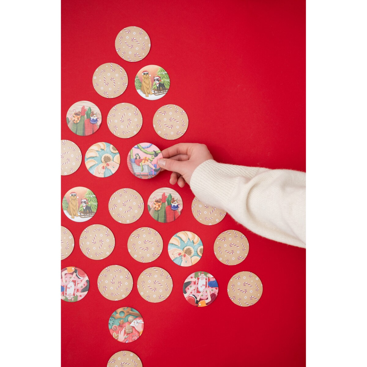 Karty MunoMemory "Christmas Edition" by Julia Kraska w ozdobnej tubie