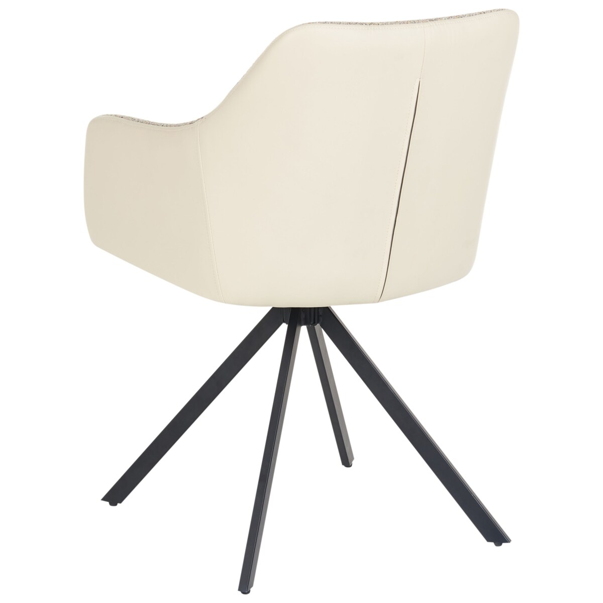 Zestaw 2 krzeseł LITHIA Beżowoszary