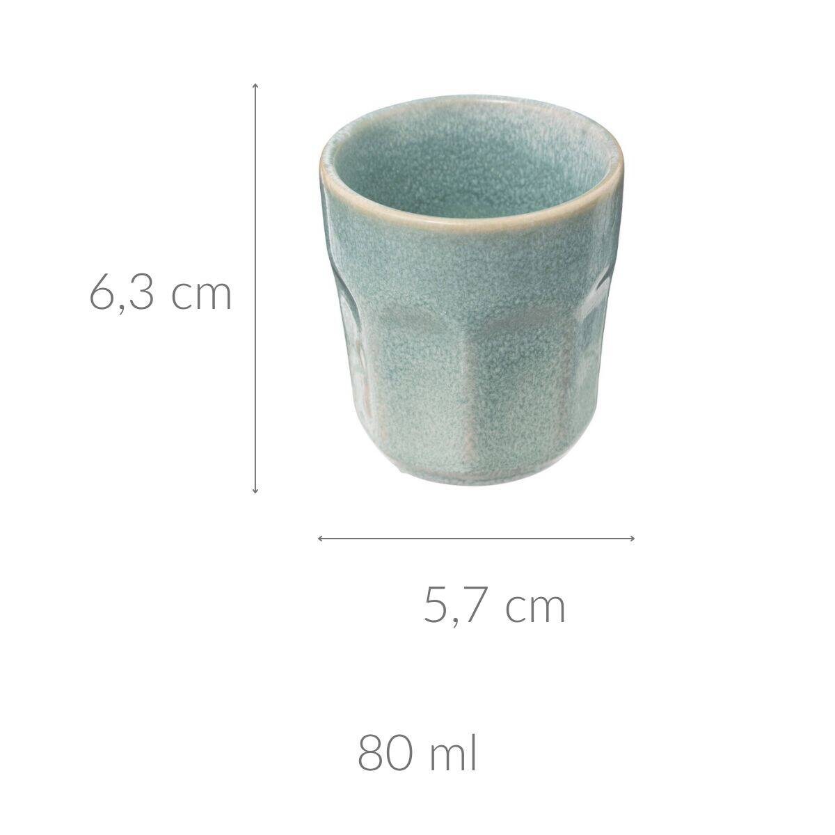 Kubek do espresso ceramiczny ROMA, 80 ml