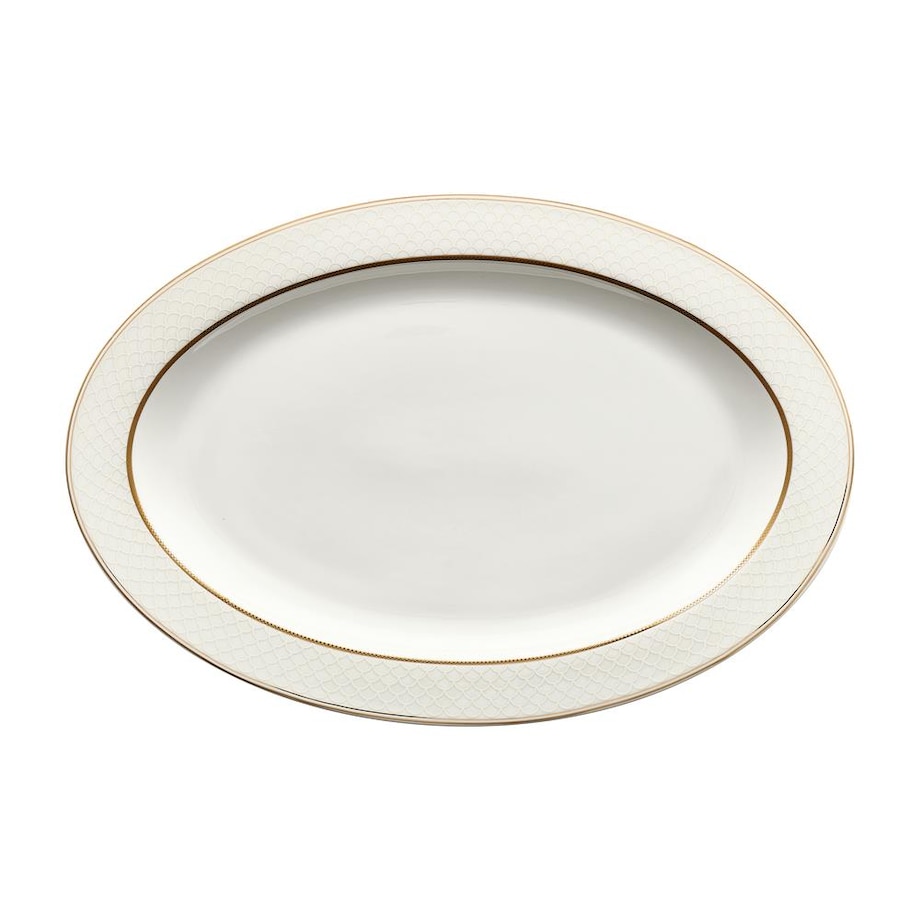 VILLA ITALIA Serwis obiadowy porcelanowy na 12 osób z wazą CELINE