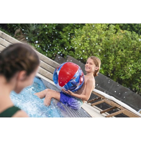 Piłka plażowa dmuchana Bestway 98002N Spiderman 51 cm