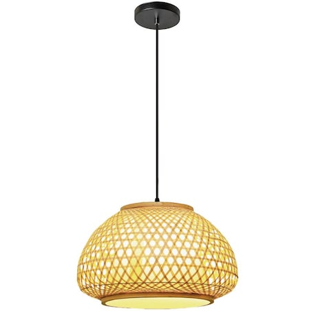 Lampa wisząca pleciona naturalna Boho APP1649-1CP