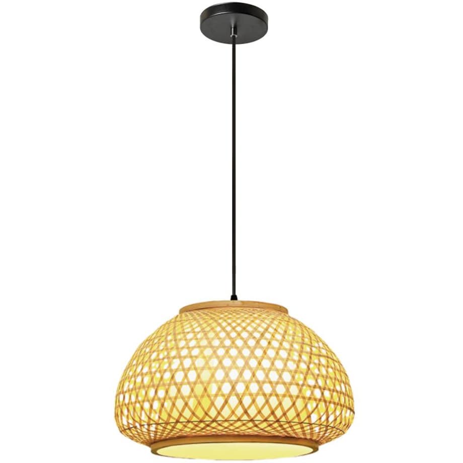 Lampa wisząca pleciona naturalna Boho APP1649-1CP