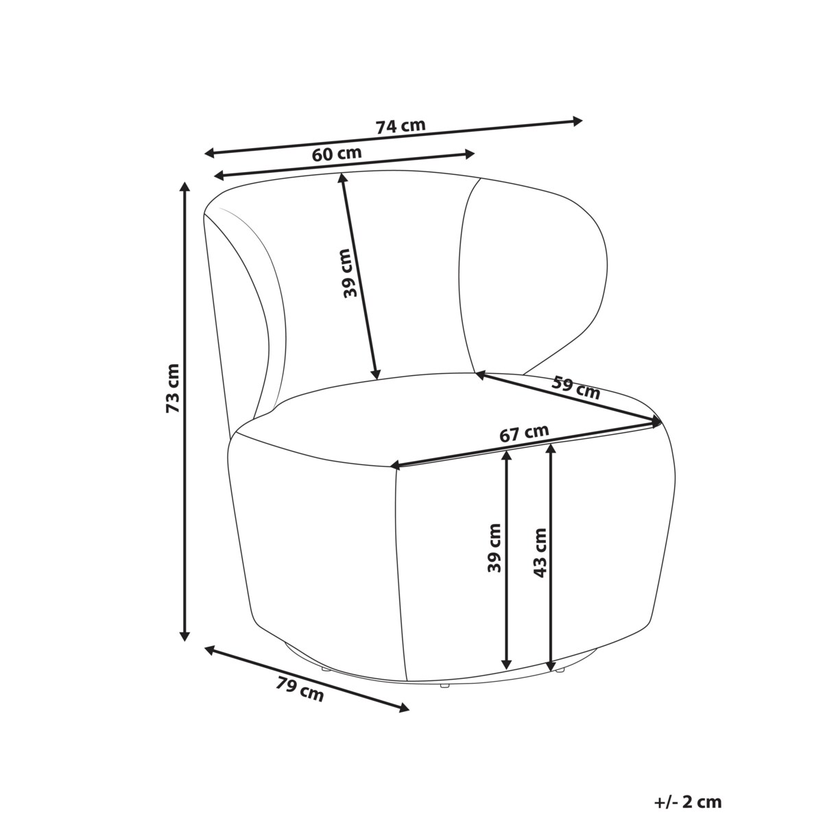 Fotel obrotowy ALVDAL Beżowy