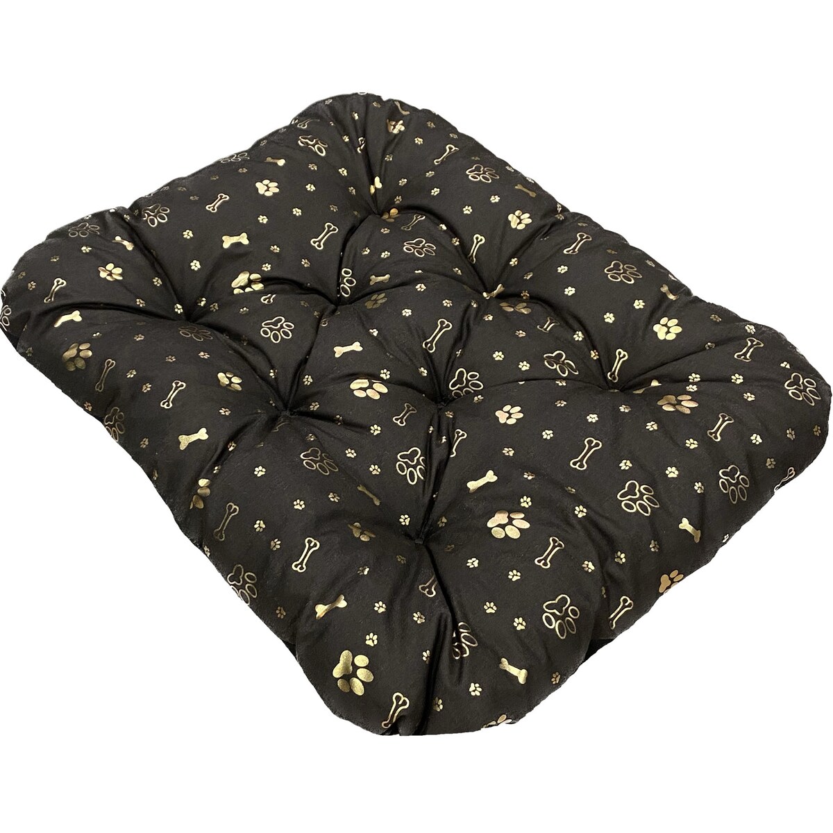 Legowisko Dla Psa Poduszka Posłanie Wytrzymałe 70X50 Cm Kość Złota